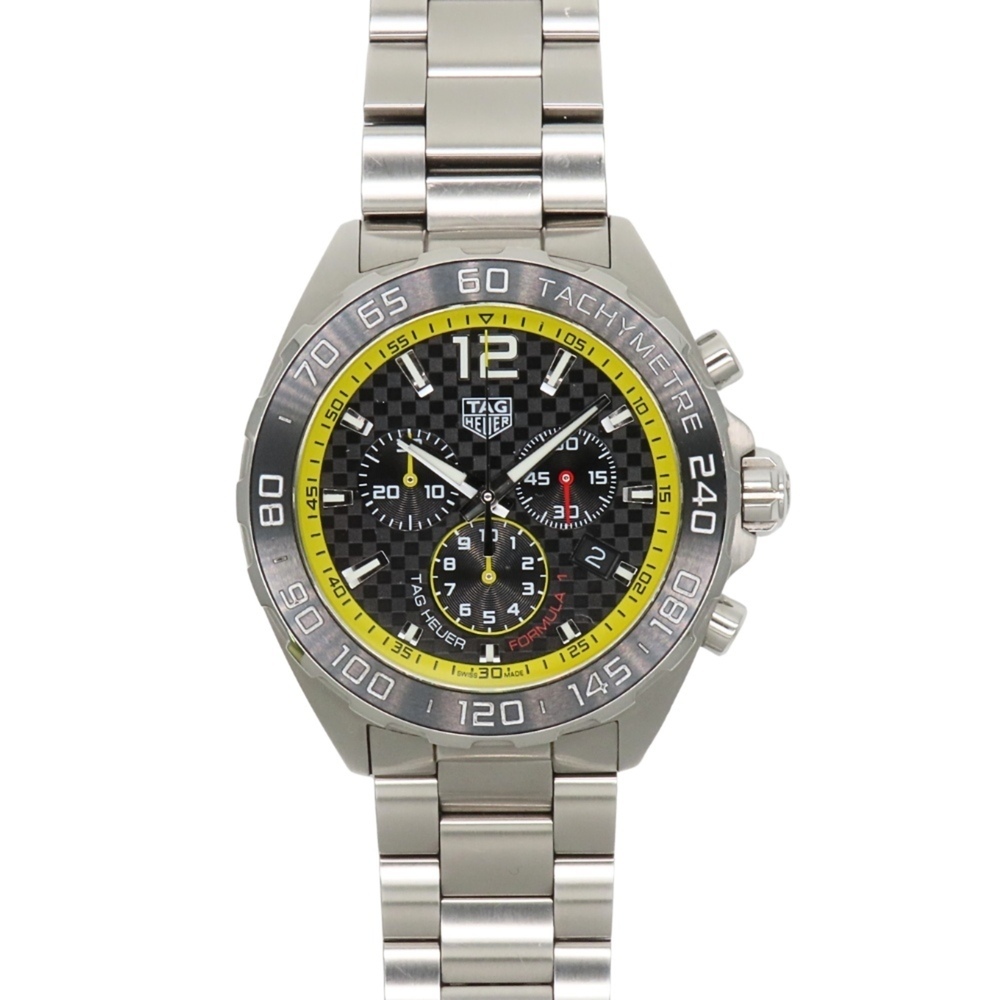 TAG Heuer Formula 1 CAZ101AC.BA0842 Stainless Steel Ceramic Silver Yellow Dia...